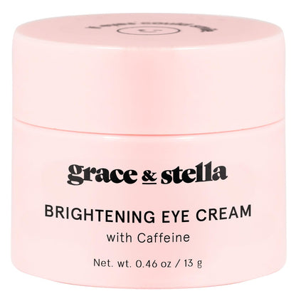 grace &amp; stella Under Eye Cream for Dark Circles - Caffeine Eye Cream Anti Aging - Eye Cream for Wrinkles - Brightening Eye Cream