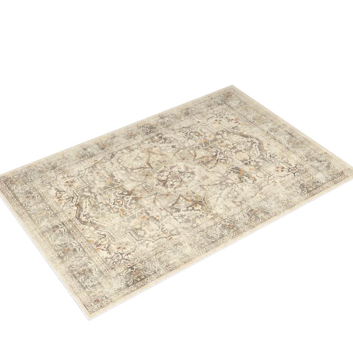 RUGGABLE – Sarrah Blue Quartz – Machine Washable Runner Rug – Pet &amp; Child Friendly – Stain &amp; Water Resistant – Non-Slip – 2.5&