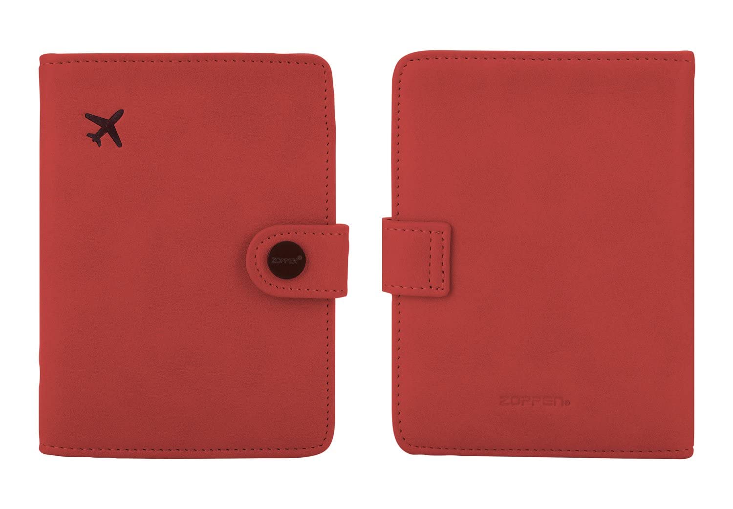 Zoppen RFID Blocking Travel Passport Holder Cadanian Passport Cover Slim Id Card Case (