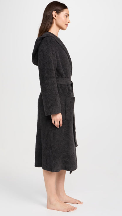 Barefoot Dreams CozyChic Ribbed Hooded Robe