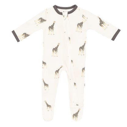 KYTE BABY Unisex Zipper Closure Footies, Rayon Made From Bamboo, 0-24 Months