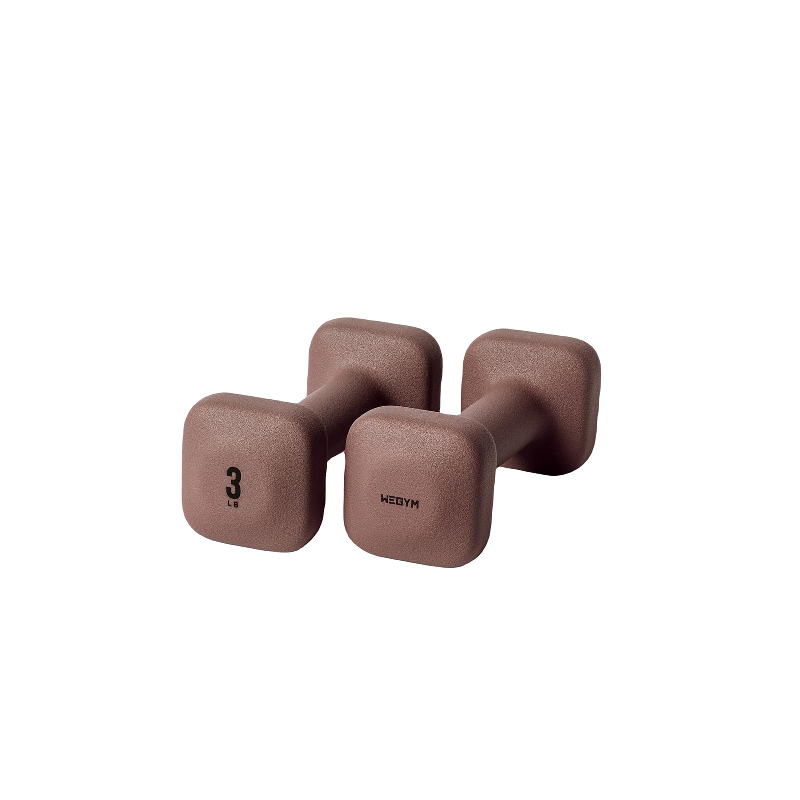 WeGym SafeGrip Dumbbells, Anti-Slip, Anti-Roll, Thick Handles, Free Weights, Square Dumbbells for Secure Workouts at Home, Weightlifting, and Personal Training