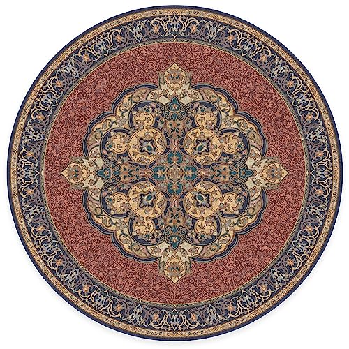RUGGABLE Disney Traditional Mickey Mouse Washable Rug - Perfect Area Rug for Nursery Playroom Kids Room - Pet &amp; Child Friendly - Stain &amp; Water Resistant - Damask Grey 3&