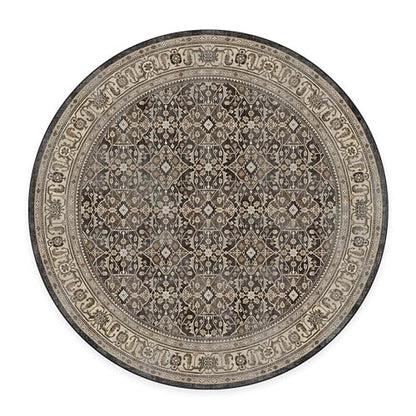 RUGGABLE – Alessia Dark Wood – Machine Washable Area Rug – Pet &amp; Child Friendly – Stain &amp; Water Resistant – Non-Slip – 5&