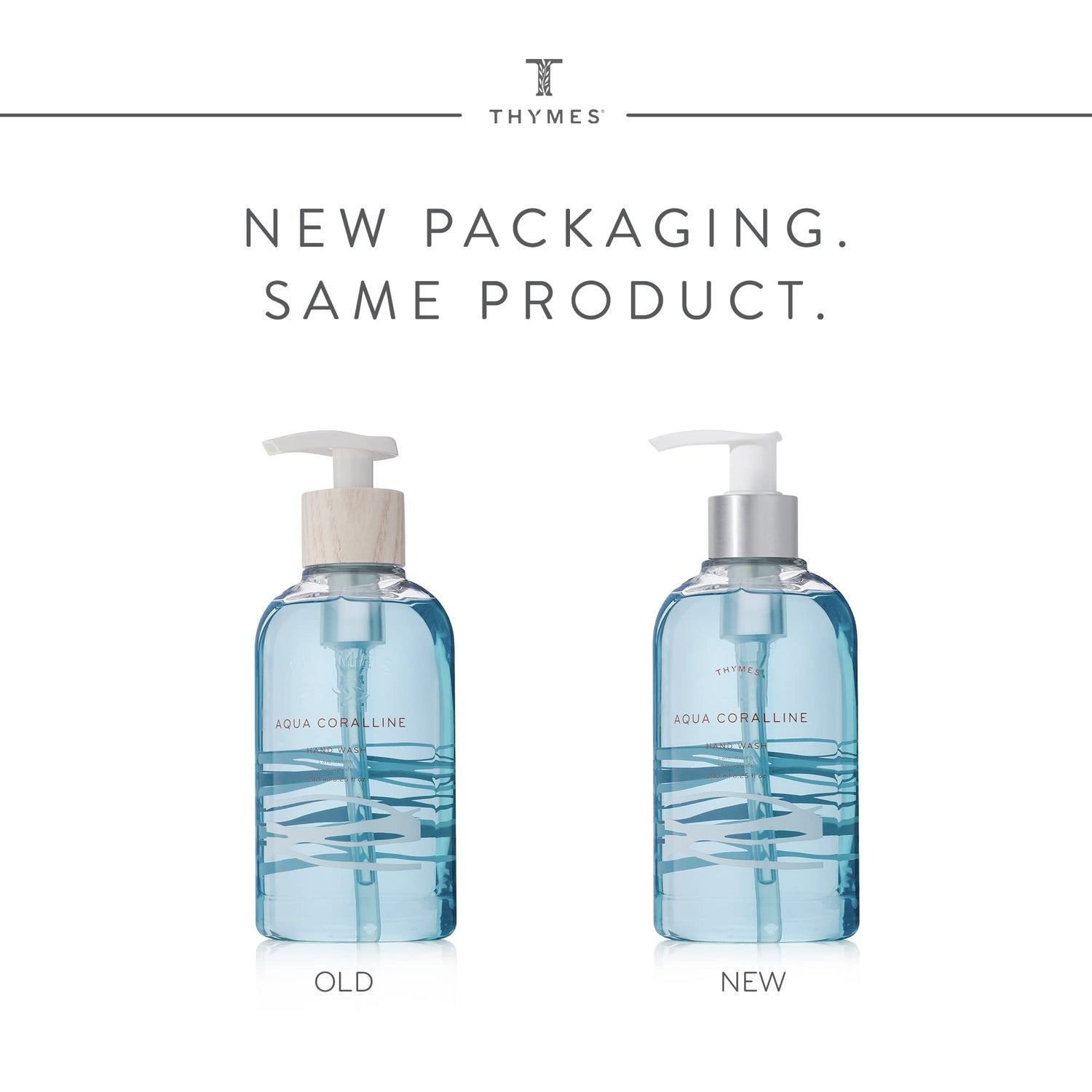Thymes Eucalyptus Hand Wash - Liquid Hand Soap with Nourishing Ingredients - Eucalyptus Scented Skin Care Soap Dispenser - Botanical Fragrance, Glycerin &amp; Jojoba, Lightly Scented (8.25 oz)