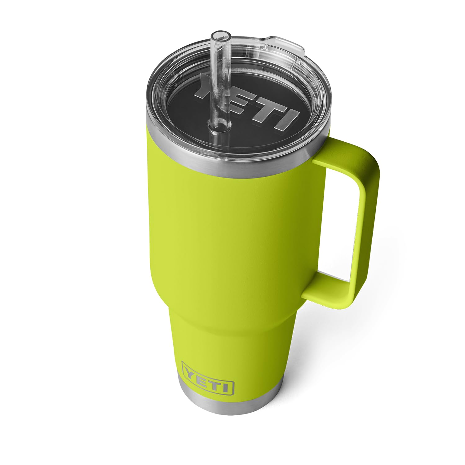YETI Rambler Tumbler with Handle and Straw Lid, Vacuum Insulated Travel Mug, Stainless Steel