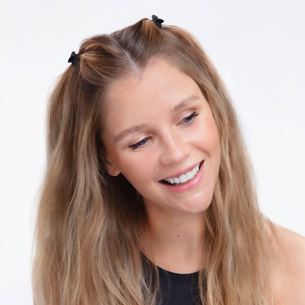 Kitsch Small Hair Clips for Women, Recycled Plastic Small Claw Clips &amp; Mini Claw Clips for Hair, Mini Hair Clips for Thin Hair, Tiny Jaw Clip for Hair, 16 pcs (Tortoise &amp; Black)