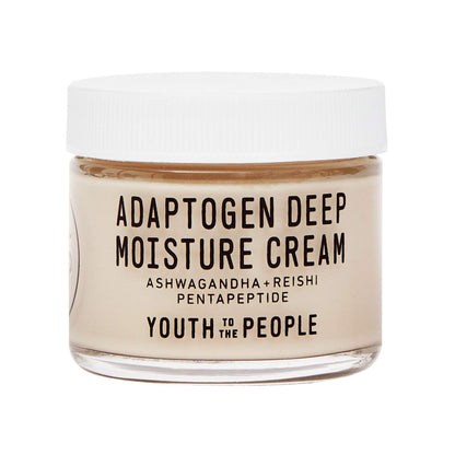 YTTP Adaptogen Hydrating Face Cream &amp; Peptide Moisturizer for Sensitive Skin - Anti Aging Facial Cream for Dryness, Redness, Fine Lines &amp; Wrinkles - Vegan Skin Care for Women &amp; Men (2oz)