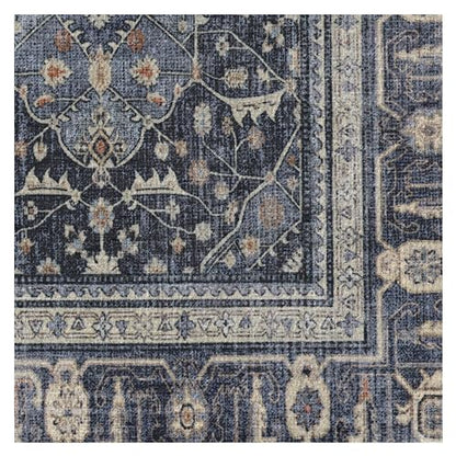 RUGGABLE – Alessia Dark Wood – Machine Washable Area Rug – Pet &amp; Child Friendly – Stain &amp; Water Resistant – Non-Slip – 5&