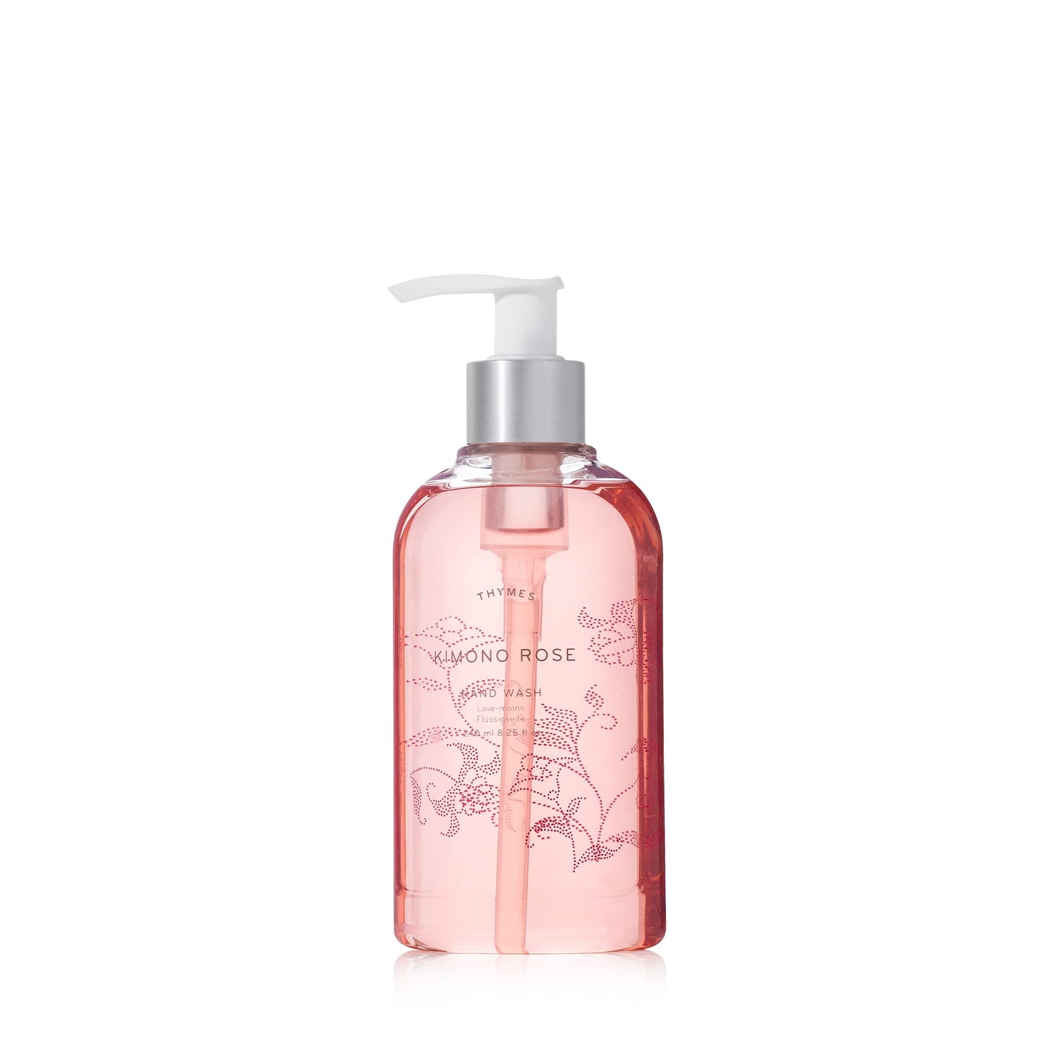 Thymes Eucalyptus Hand Wash - Liquid Hand Soap with Nourishing Ingredients - Eucalyptus Scented Skin Care Soap Dispenser - Botanical Fragrance, Glycerin &amp; Jojoba, Lightly Scented (8.25 oz)