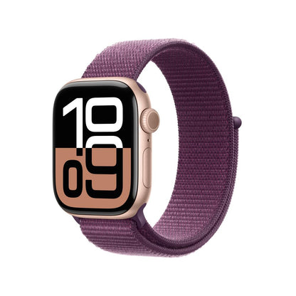 Apple Watch Series 10 [GPS 46mm] Smartwatch with Jet Black Aluminium Case with Black Sport Band. Fitness Tracker, ECG App, Always-On Retina Display, Water-Resistant