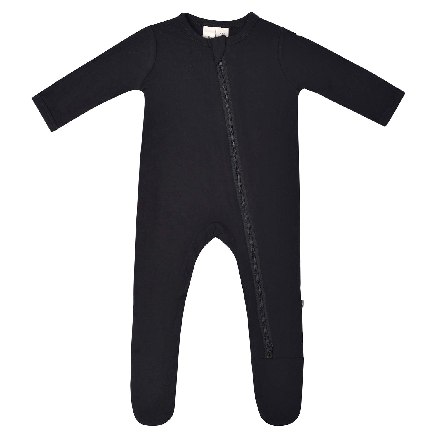 KYTE BABY Unisex Zipper Closure Footies, Rayon Made From Bamboo, 0-24 Months