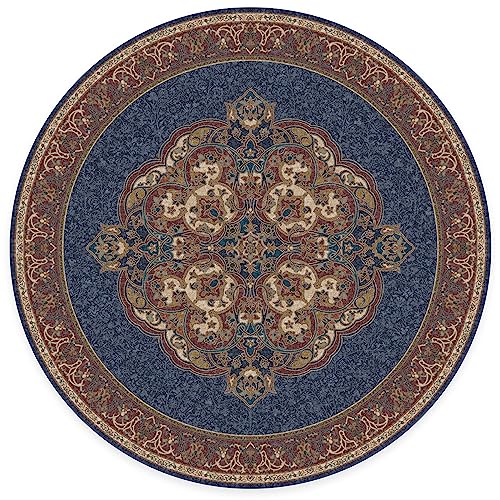 RUGGABLE Disney Traditional Mickey Mouse Washable Rug - Perfect Area Rug for Nursery Playroom Kids Room - Pet &amp; Child Friendly - Stain &amp; Water Resistant - Damask Grey 3&
