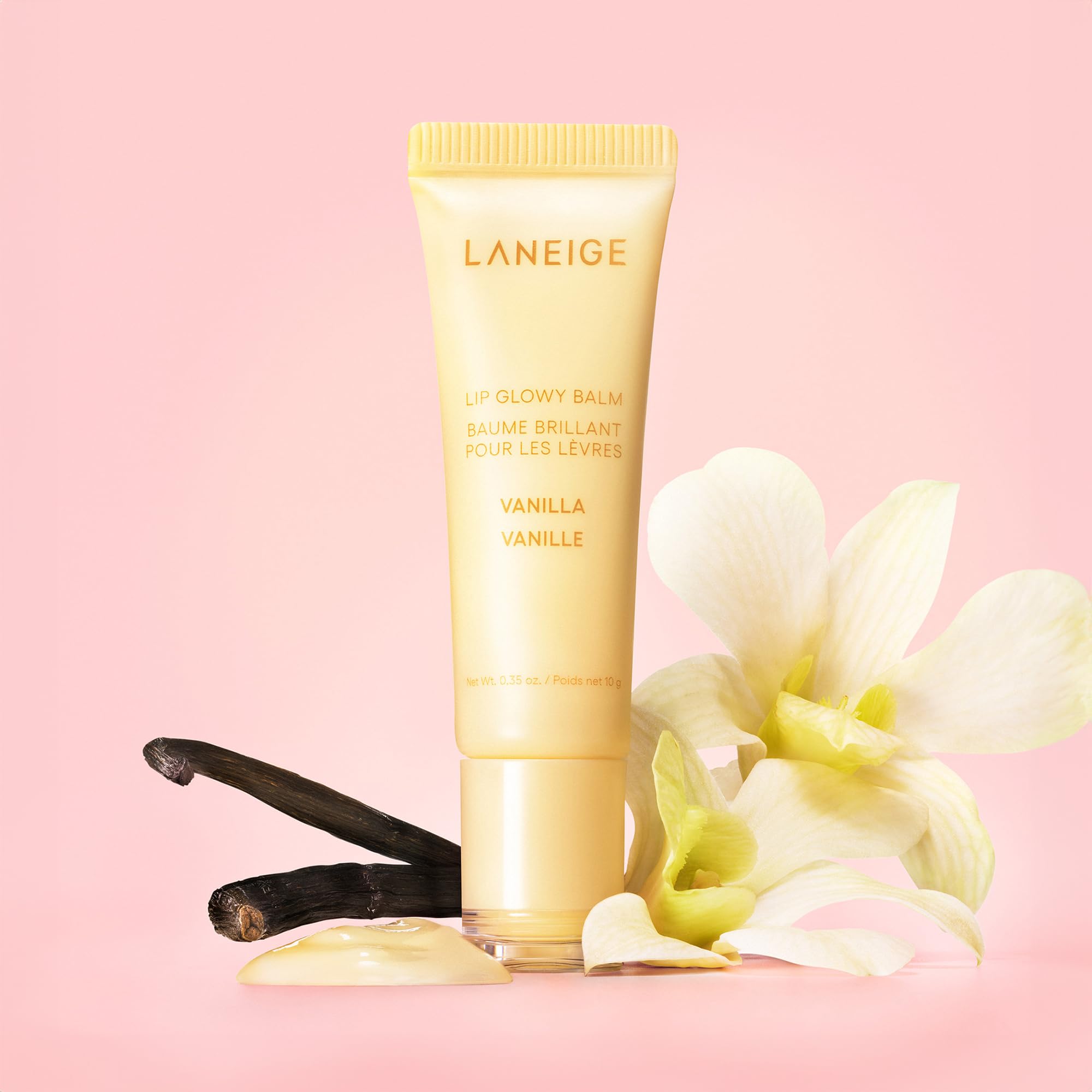 LANEIGE Lip Glowy Balm Hydrate, Glossy, Lightweight, Moisturize &amp; Tint with Shea Butter