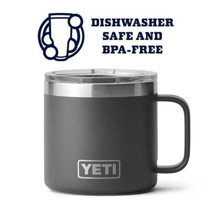YETI Rambler 10 oz Stackable Mug, Vacuum Insulated, Stainless Steel with MagSlider Lid