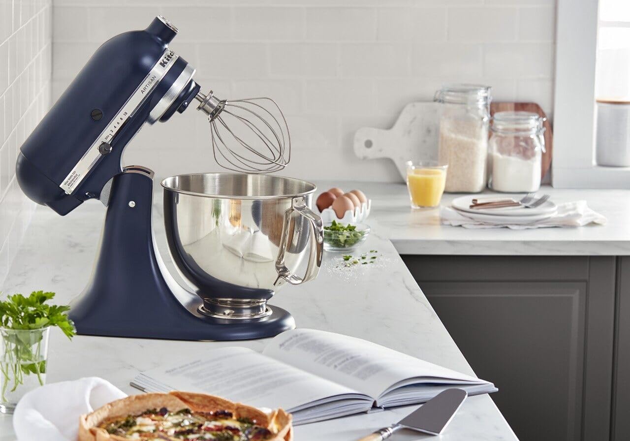 KitchenAid Artisan Series 5-Quart Tilt-Head Stand Mixer, Almond Cream, KSM150PSAC