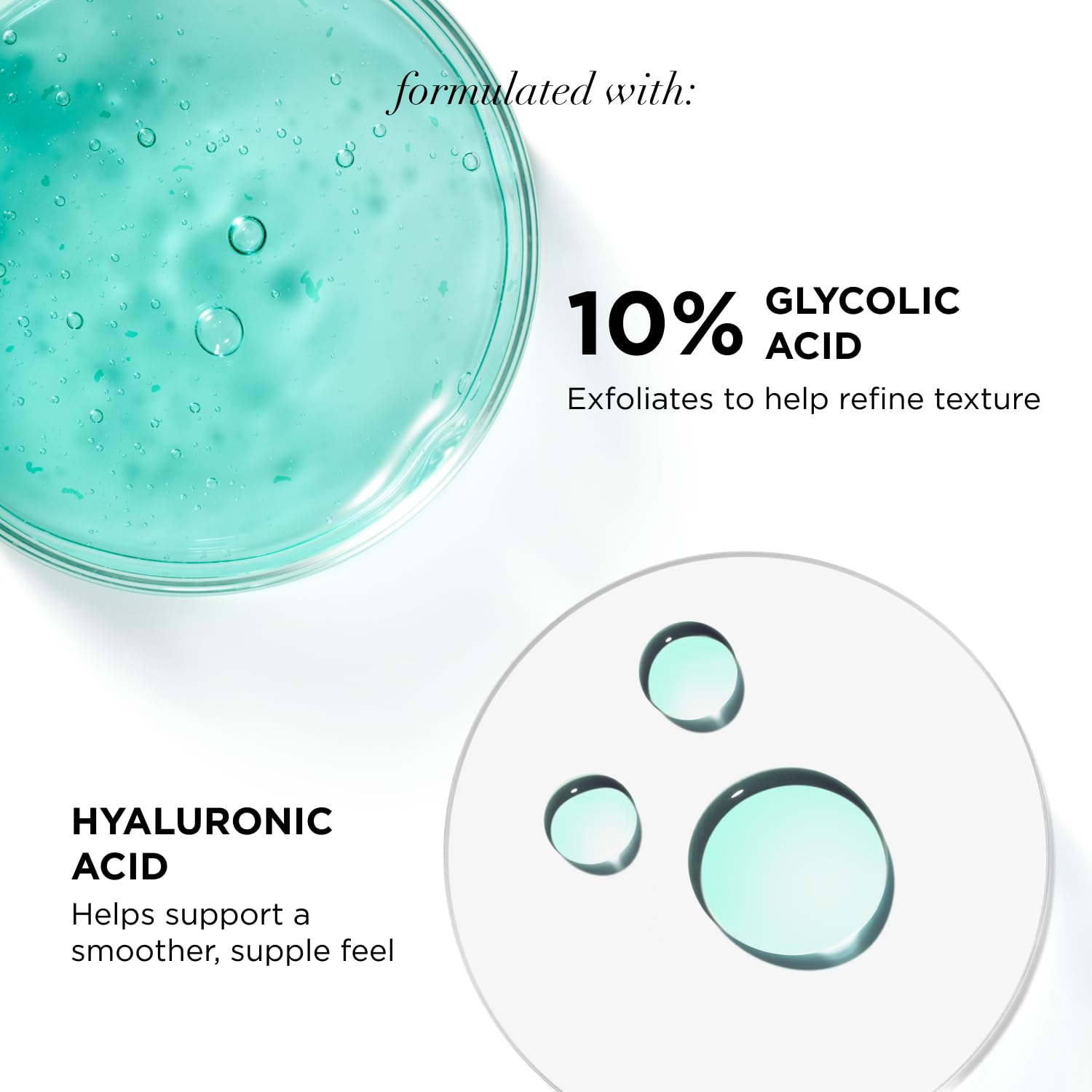 IT Cosmetics Bye Bye Pores 10% Glycolic Acid Face Serum - Visibly Minimizes Pores In 1 Week &amp; Gently Exfoliates to Help Refine Skin’s Texture - With Hyaluronic Acid for Hydration -1 Fl. Oz
