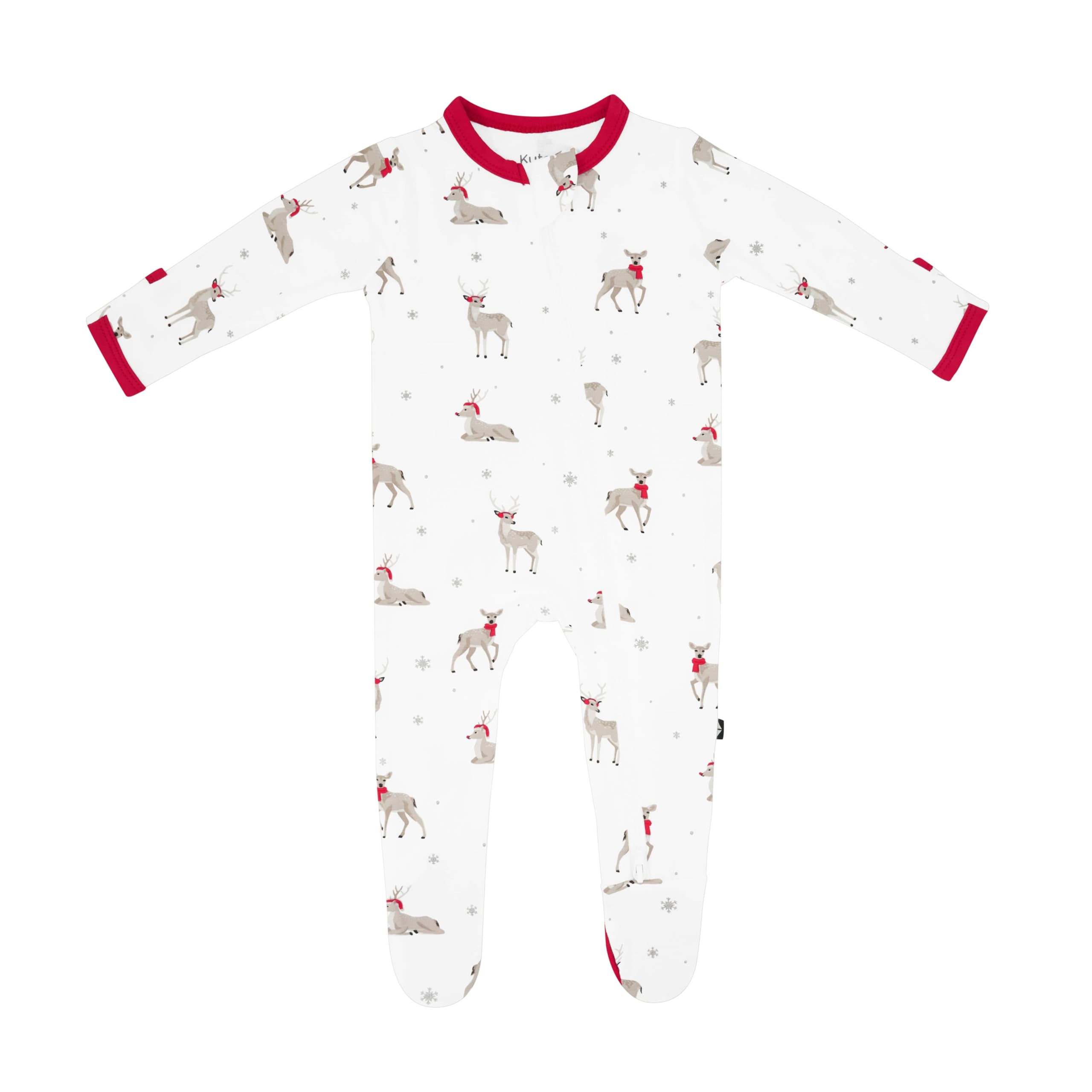 KYTE BABY Unisex Zipper Closure Footies, Rayon Made From Bamboo, 0-24 Months
