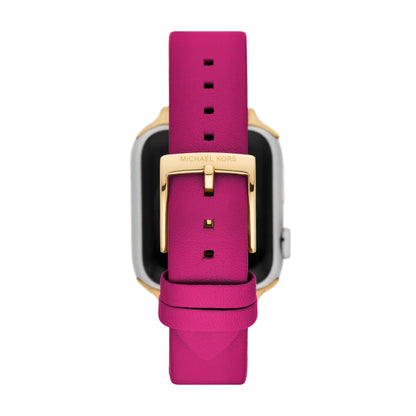 Michael Kors Band for Apple Watch; Silicone or Leather Smart Watch Bands for Women; Compatible with Apple Watch 38mm, 40mm, 41mm