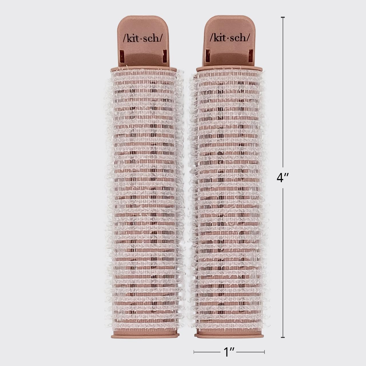 Kitsch Instant Volumizing Hair Clips for Women - Roller Clips for Volume, Curls &amp; Root Lift on All Hair Types | Easy to Use | 2 Pcs