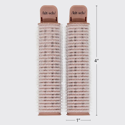 Kitsch Instant Volumizing Hair Clips for Women - Roller Clips for Volume, Curls &amp; Root Lift on All Hair Types | Easy to Use | 2 Pcs