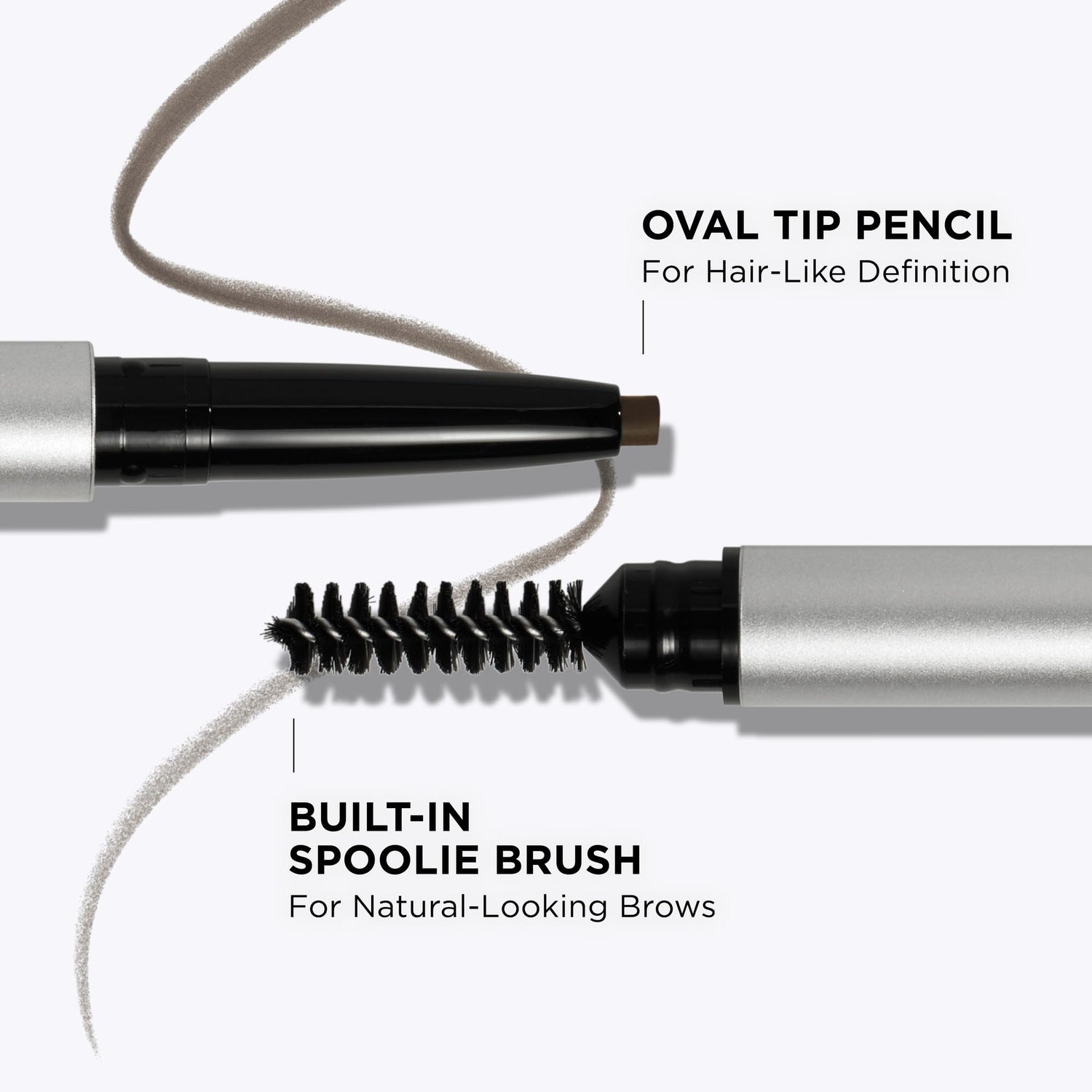 IT Cosmetics Brow Power Eyebrow Pencil - Universal Shades - Long-Lasting, Budge-Proof Formula - With Biotin - Natural-Looking Brows - Built-in Spoolie Brush