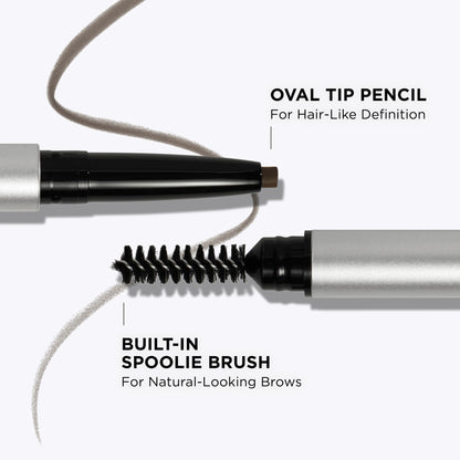 IT Cosmetics Brow Power Eyebrow Pencil - Universal Shades - Long-Lasting, Budge-Proof Formula - With Biotin - Natural-Looking Brows - Built-in Spoolie Brush