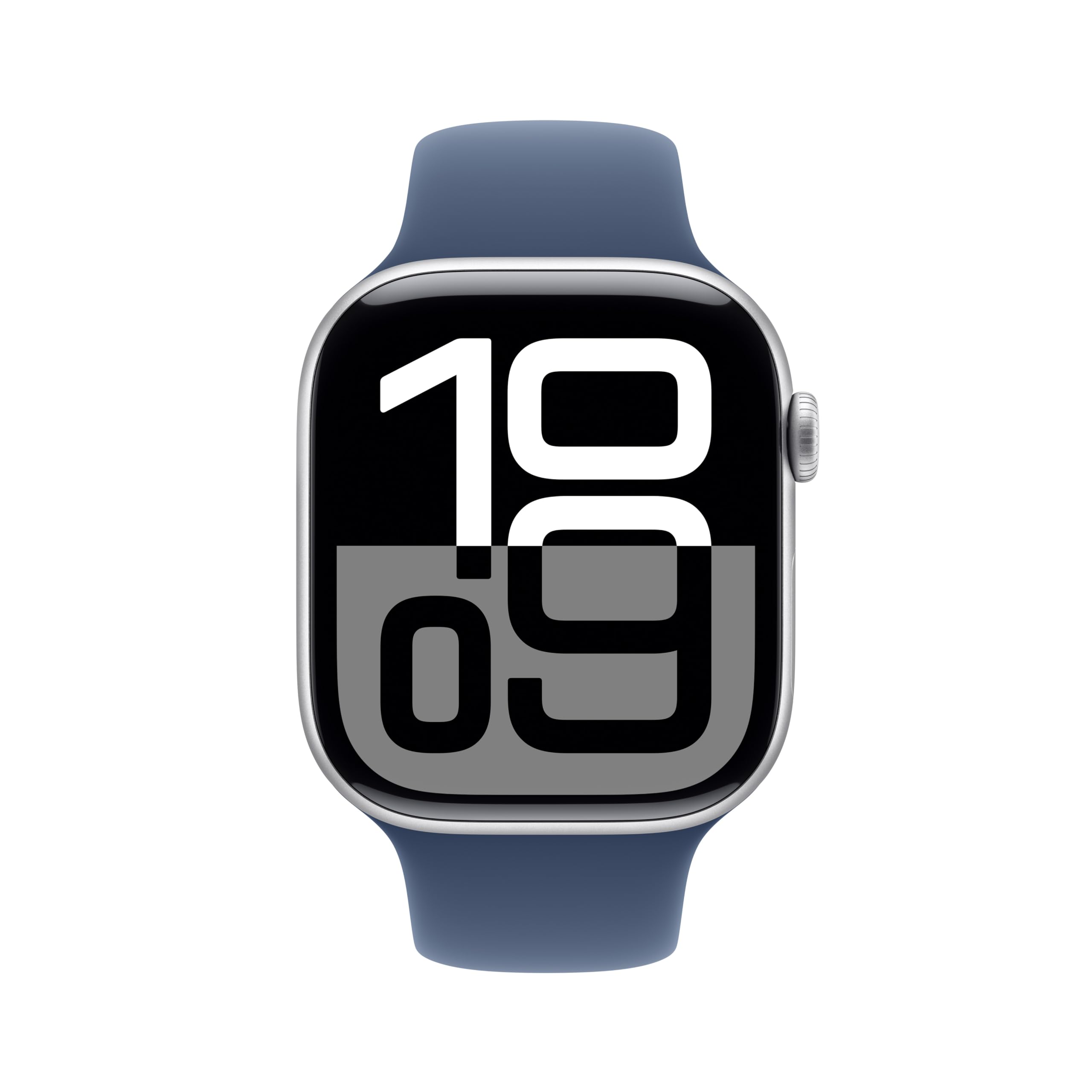 Apple Watch Series 10 [GPS 46mm] Smartwatch with Jet Black Aluminium Case with Black Sport Band. Fitness Tracker, ECG App, Always-On Retina Display, Water-Resistant