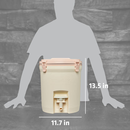 STANLEY Adventure 2 Gallon Fast Flow Water Jug, Ice Water Dispenser, Insulated Beverage Cooler with Easy Pour Spigot and Latched Foam Lid