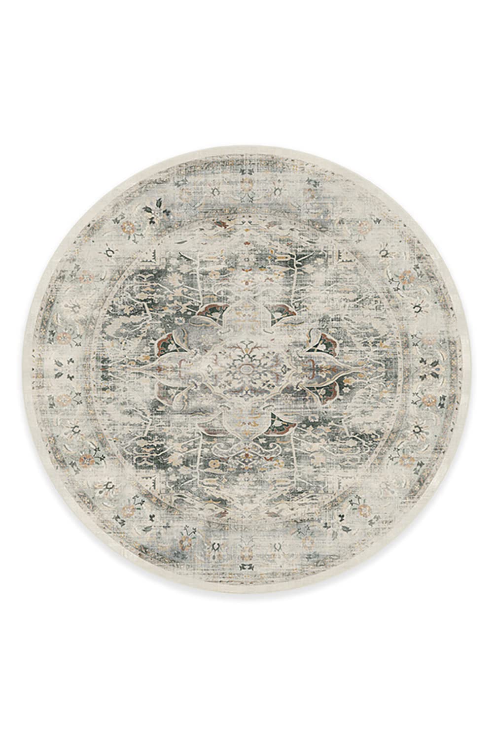 RUGGABLE – Sarrah Blue Quartz – Machine Washable Runner Rug – Pet &amp; Child Friendly – Stain &amp; Water Resistant – Non-Slip – 2.5&