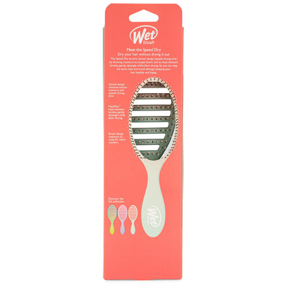 Wet Brush Speed Dry Hair Brush - Pink/Purple (Feel Good Ombre) - Vented Design and Ultra Soft HeatFlex Bristles Are Blow Dry Safe With Ergonomic Handle Manages Tangle and Uncontrollable Hair - Pain-Free