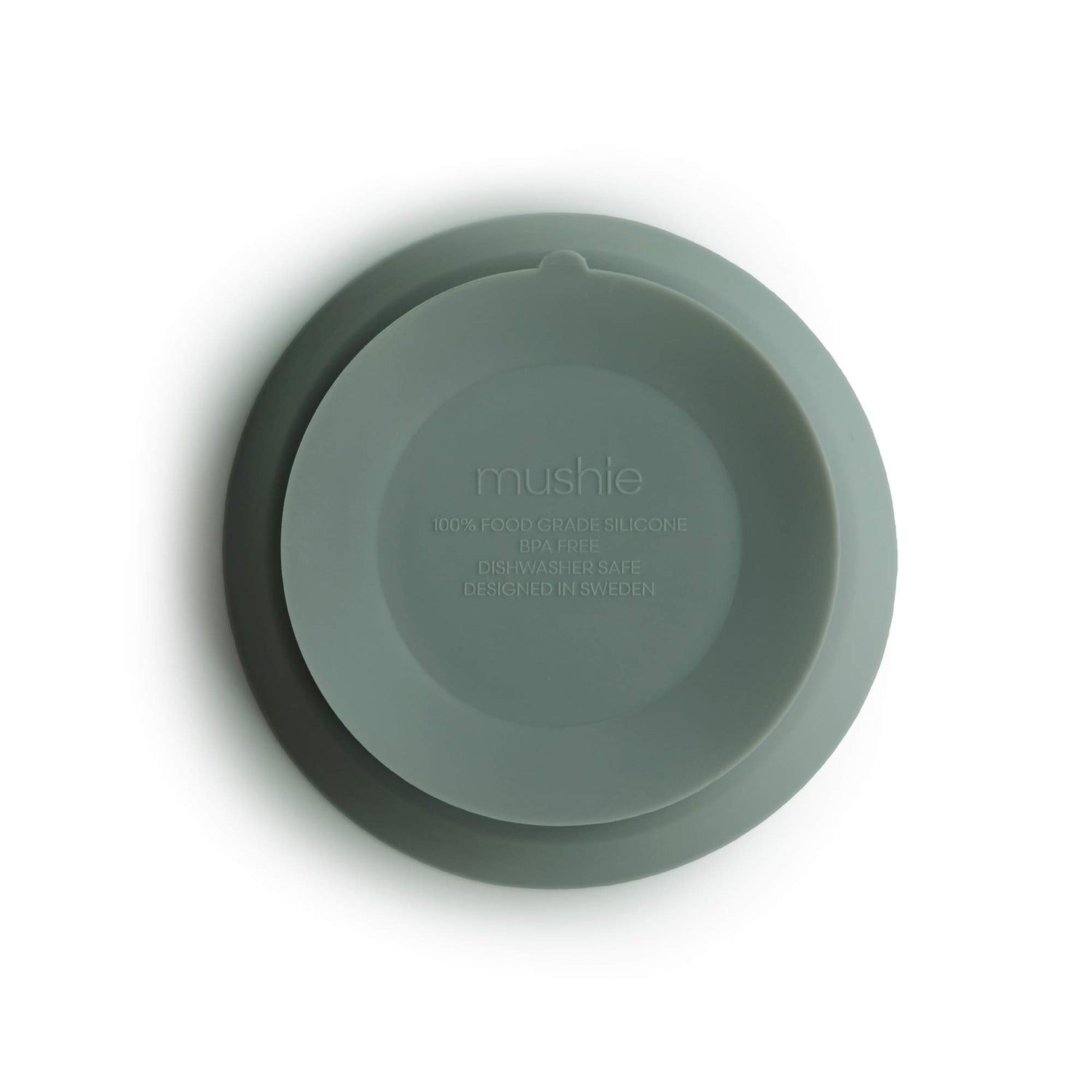 mushie Silicone Suction Bowl | BPA-Free Non-Slip Design (Ivory)