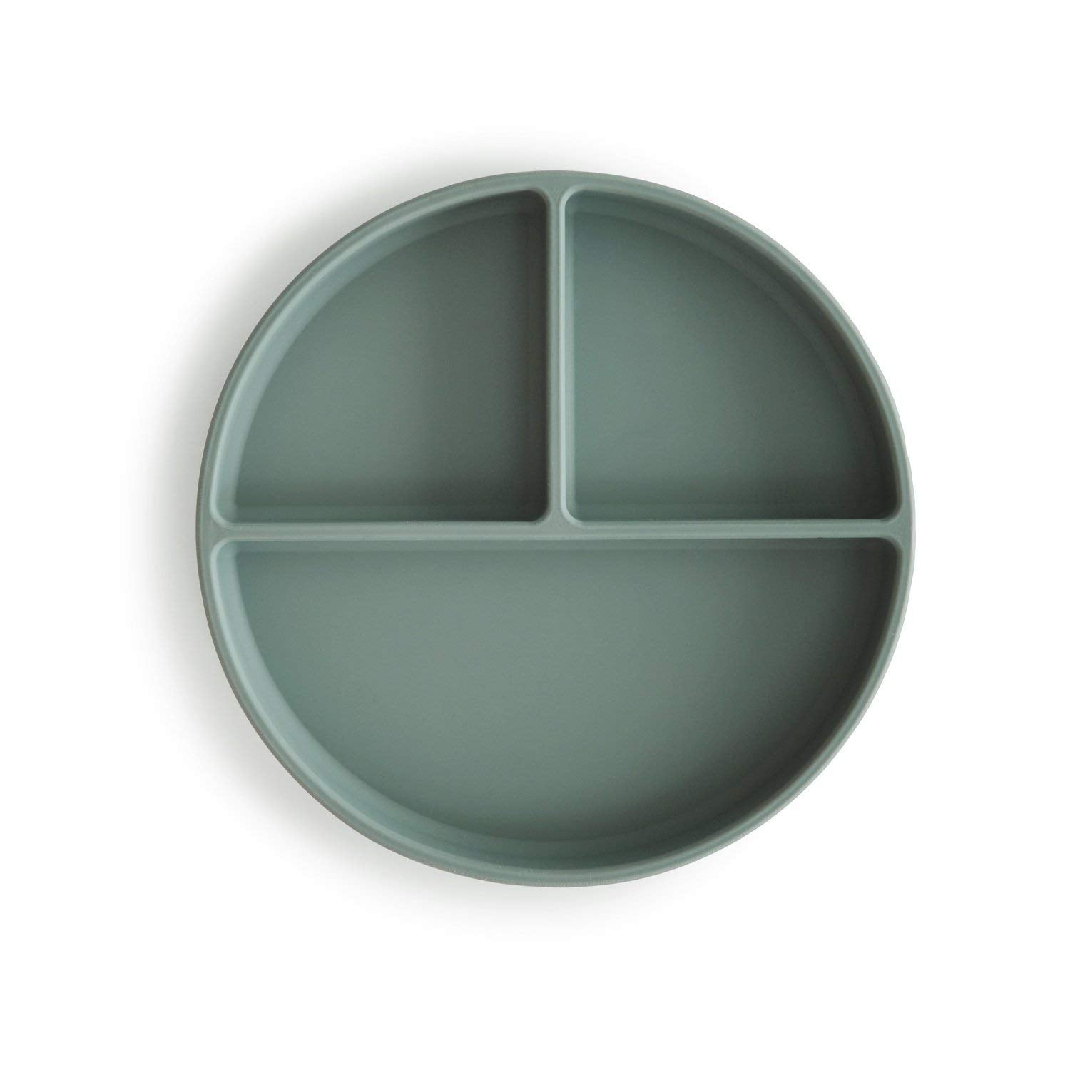 mushie Silicone Suction Plate | BPA-Free Non-Slip Design (Ivory)