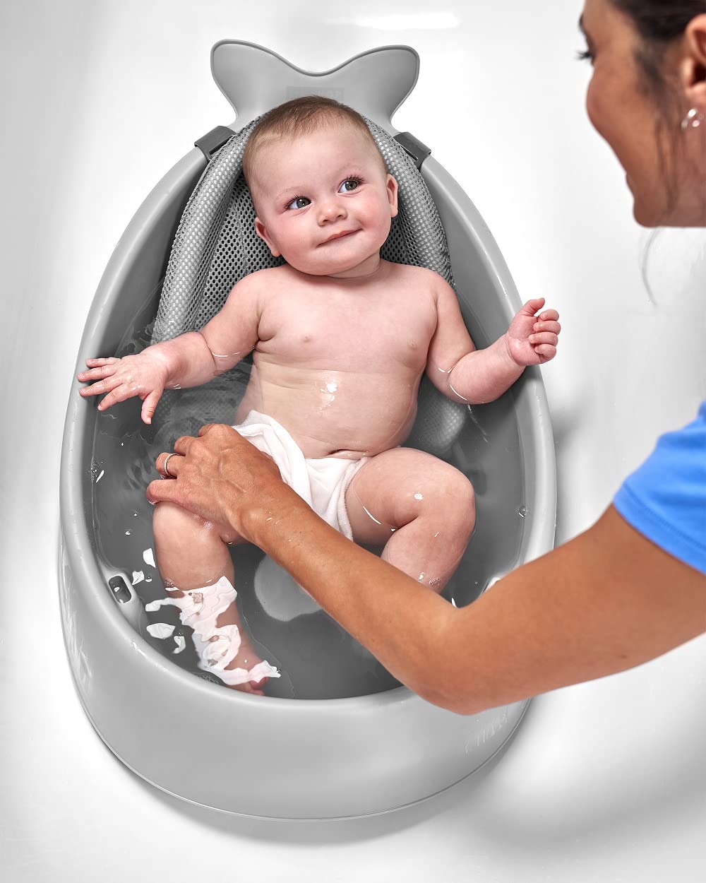 Skip Hop Moby Baby Bath Essential Set, Grey