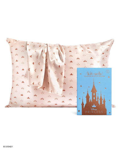 Kitsch Satin Pillowcase with Zipper for Hair &amp; Skin, Softer Than Silk Pillow Cases Queen, Smooth Pillow Covers, Machine Washable, Wrinkle-Free, Cooling Satin Pillow Cases Standard Size 19&quot;x26&quot;, Ivory