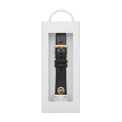 Michael Kors Band for Apple Watch; Silicone or Leather Smart Watch Bands for Women; Compatible with Apple Watch 38mm, 40mm, 41mm