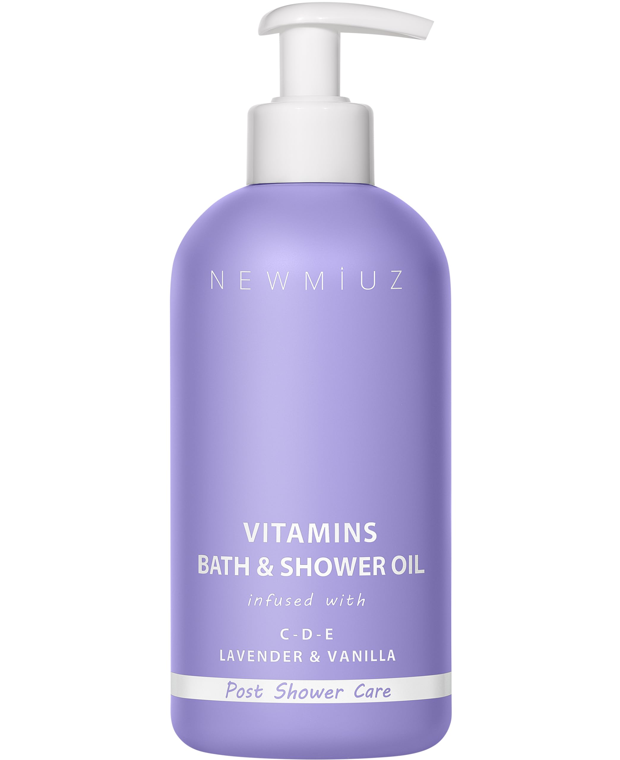 Vitamin Shower Oil Body Wash - Natural Post Shower Care for Dry Skin in Shower Cleansing &amp; Nourishing Moisturizing lotion Body &amp; Legs Non Greasy Lavender Vanilla Spa Self Care Spa Gift