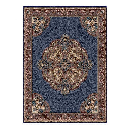 RUGGABLE Disney Traditional Mickey Mouse Washable Rug - Perfect Area Rug for Nursery Playroom Kids Room - Pet &amp; Child Friendly - Stain &amp; Water Resistant - Damask Grey 3&