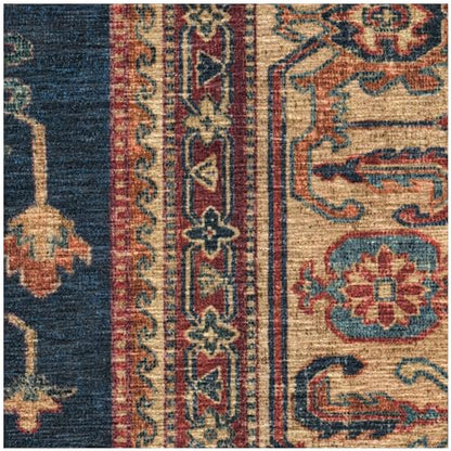 RUGGABLE – Cambria Ruby – Machine Washable Runner Rug – Pet &amp; Child Friendly – Stain &amp; Water Resistant – Non-Slip – 2.5&