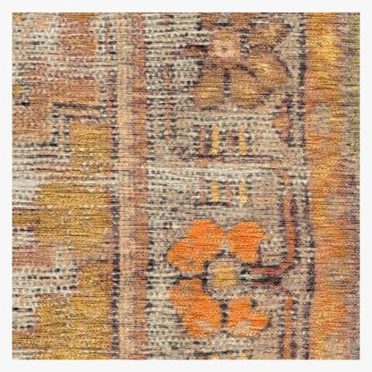 RUGGABLE Zinnia Runner Rug - Perfect Boho Washable Rug for Entryway Hallway Kitchen - Pet &amp; Child Friendly - Stain &amp; Water Resistant - Grey 2.5&