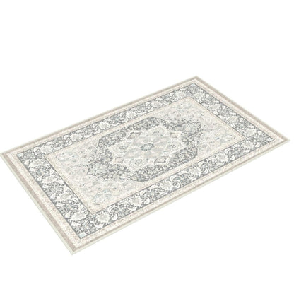 RUGGABLE Hendesi Heriz Washable Rug - Perfect Antique Vintage Area Rug for Living Room Bedroom Kitchen - Pet &amp; Child Friendly - Stain &amp; Water Resistant, Non-Slip - Abalone 2&