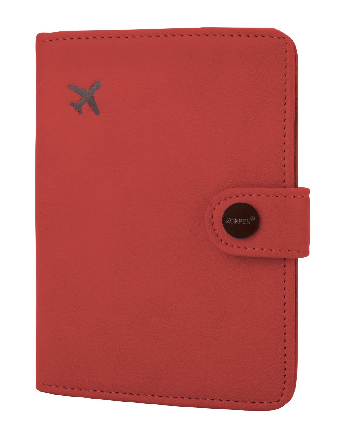 Zoppen RFID Blocking Travel Passport Holder Cadanian Passport Cover Slim Id Card Case (