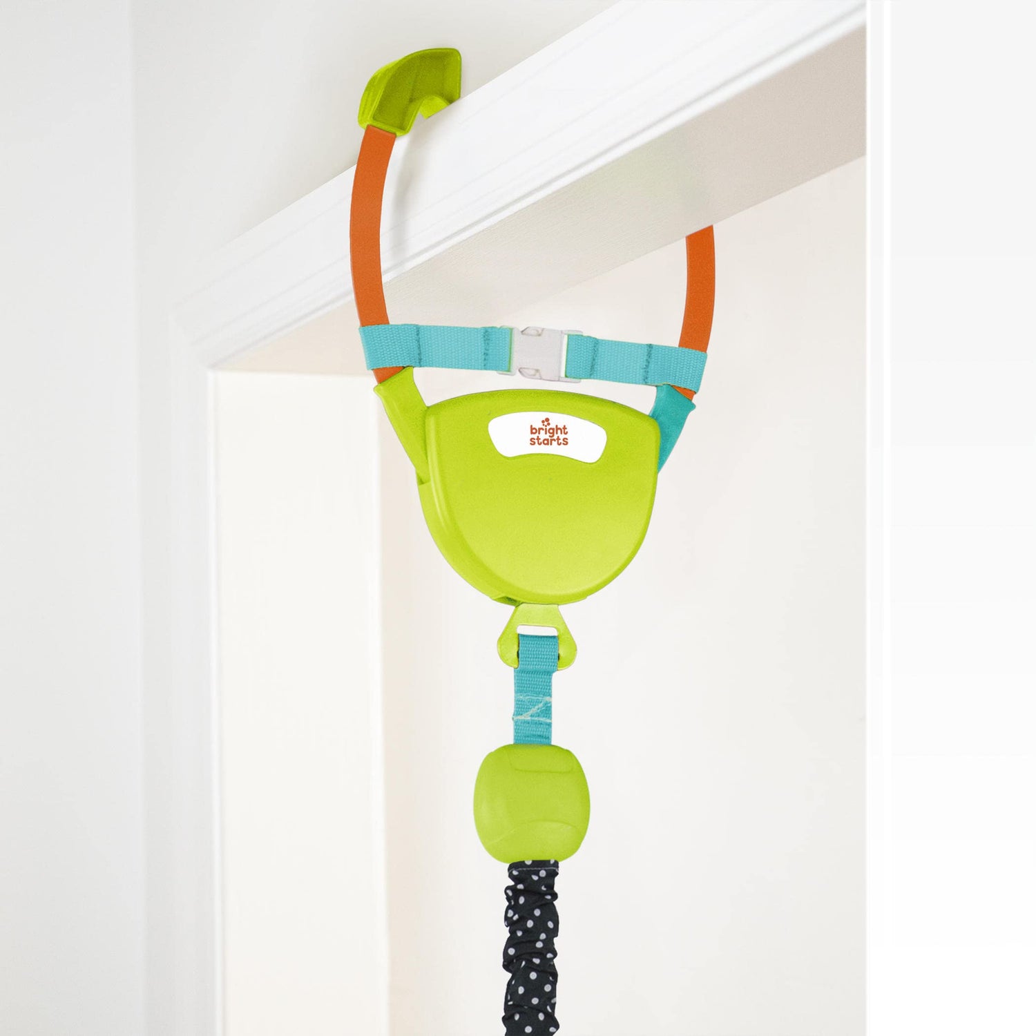 Bright Starts Playful Parade Door Jumper for Baby with Adjustable Strap, 6 Months and Up, Max Weight 26 lbs