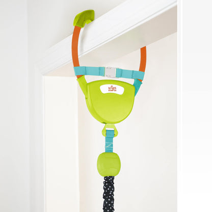 Bright Starts Playful Parade Door Jumper for Baby with Adjustable Strap, 6 Months and Up, Max Weight 26 lbs