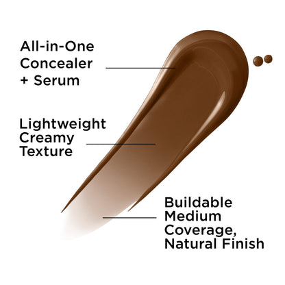 IT Cosmetics Bye Bye Dark Spots Concealer + Brightening Serum – 2% Niacinamide, Hyaluronic Acid &amp; Caffeine - Medium Coverage, Natural Finish, All Skin Types - 0.22 fl oz
