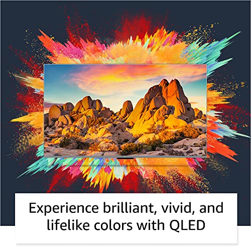 Amazon Fire TV 50&quot; Omni QLED Series 4K UHD smart TV, Dolby Vision IQ, Fire TV Ambient Experience, local dimming, hands-free with Alexa
