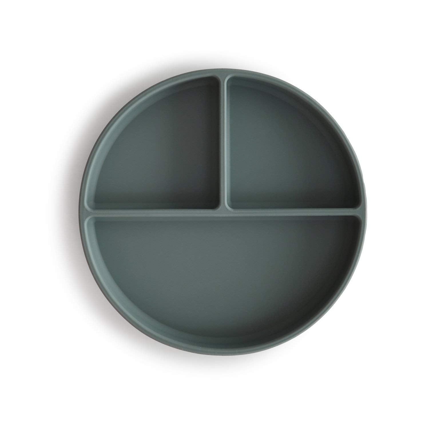 mushie Silicone Suction Plate | BPA-Free Non-Slip Design (Ivory)
