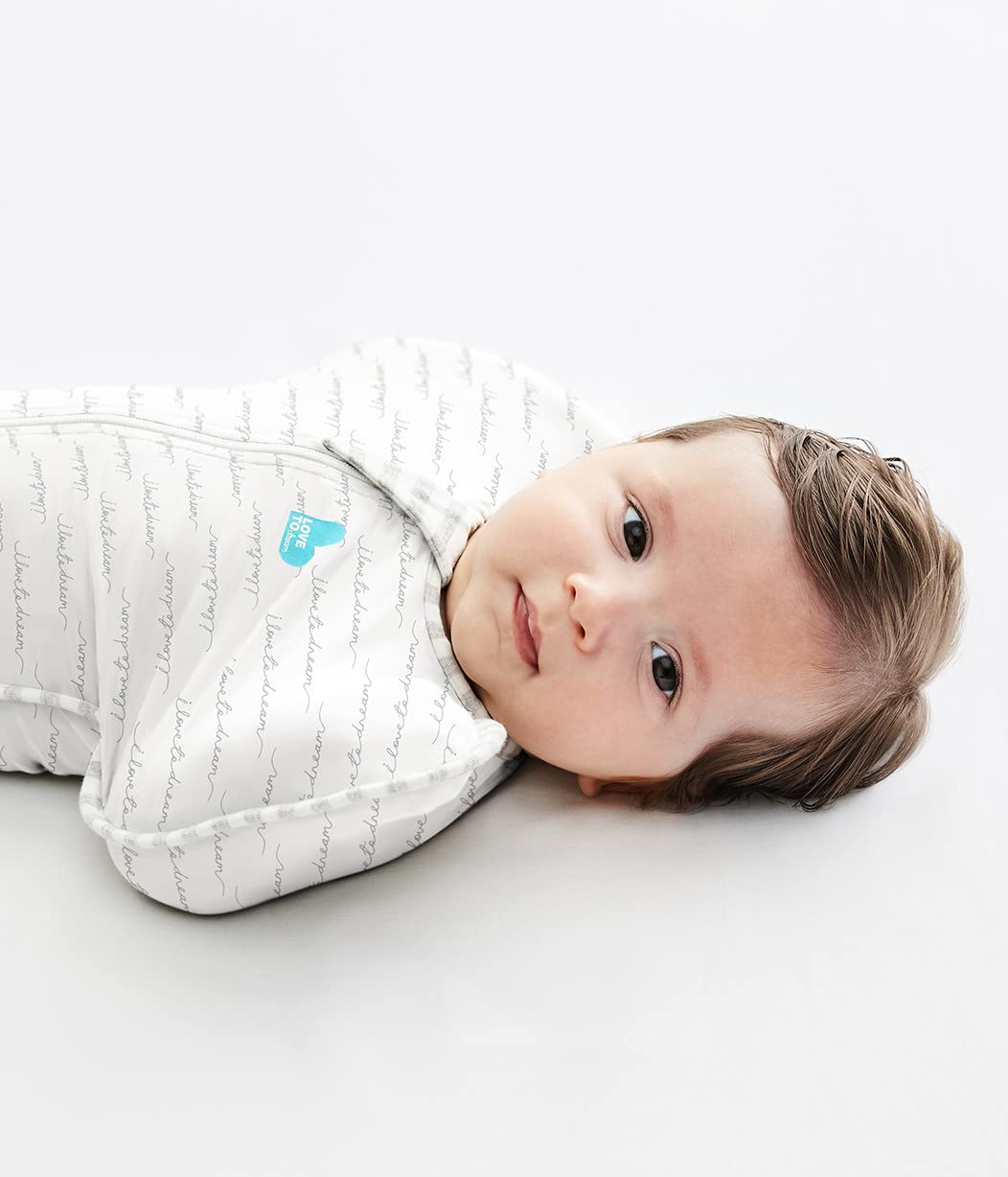 Love to Dream Swaddle UP, Baby Sleep Sack, Self-Soothing Swaddles for Newborns, Improves Sleep, Snug Fit Helps Calm Startle Reflex, New Born Essentials for Baby, 5-8.5 lbs, Sand Dollar