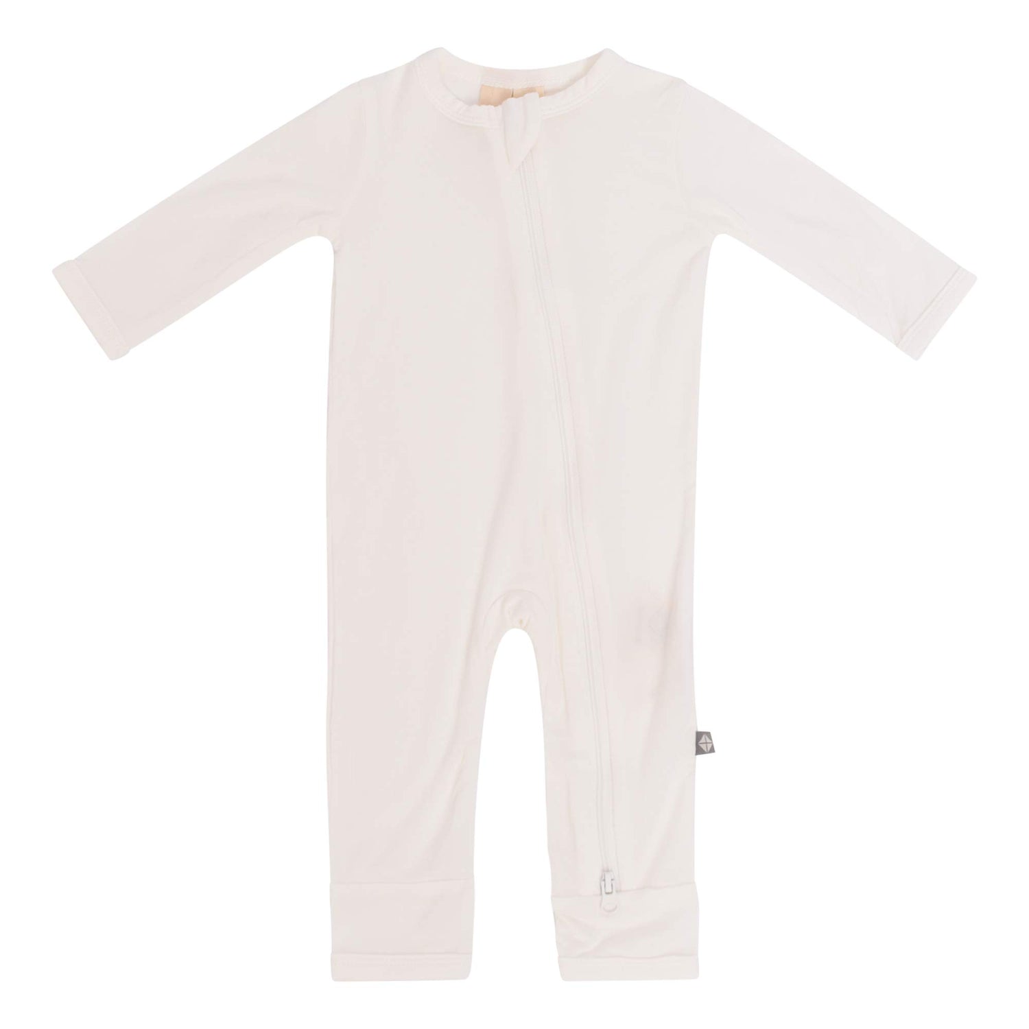 KYTE BABY Zippered Rompers, Unisex, Rayon Made from Bamboo (0-24 Months