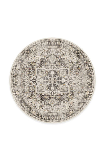 RUGGABLE Kamran Washable Rug - Perfect Vintage Area Rug for Living Room Bedroom Kitchen - Pet &amp; Child Friendly - Stain &amp; Water Resistant - Hazel 5&